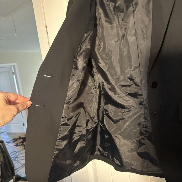 Tahari ASL Women's Black Two-Button Blazer Sport Coat Suit Jacket Size 6P - Picture 4 of 6